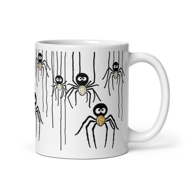 Funny And Lovely Mug - Friendly Spider (Yellow) - Image 2