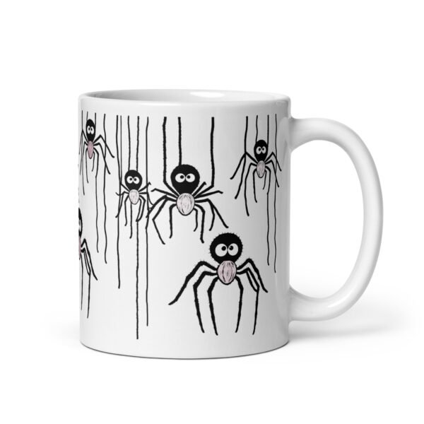 Funny And Lovely Mug - Friendly Spider (Pink) - Image 2