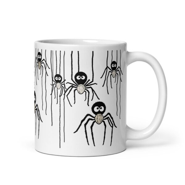 Funny And Lovely Mug - Friendly Spider (Beige) - Image 2