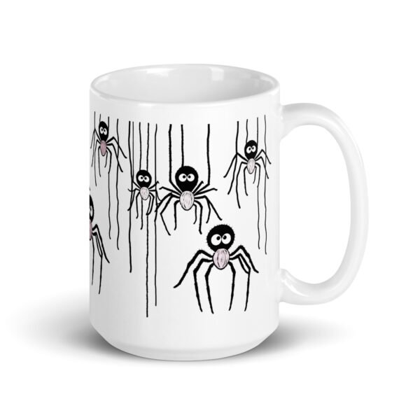 Funny And Lovely Mug - Friendly Spider (Pink) - Image 3