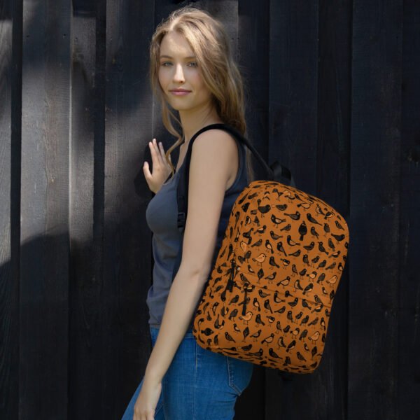 Cute Backpack - Funny Sparrow (Orange) - Image 7