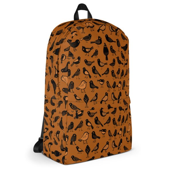 Cute Backpack - Funny Sparrow (Orange) - Image 2