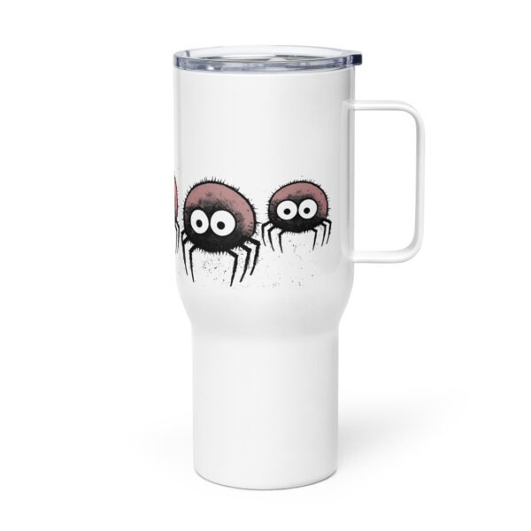 Adorable Travel Mug - Shy Spiders (Red) - Image 2