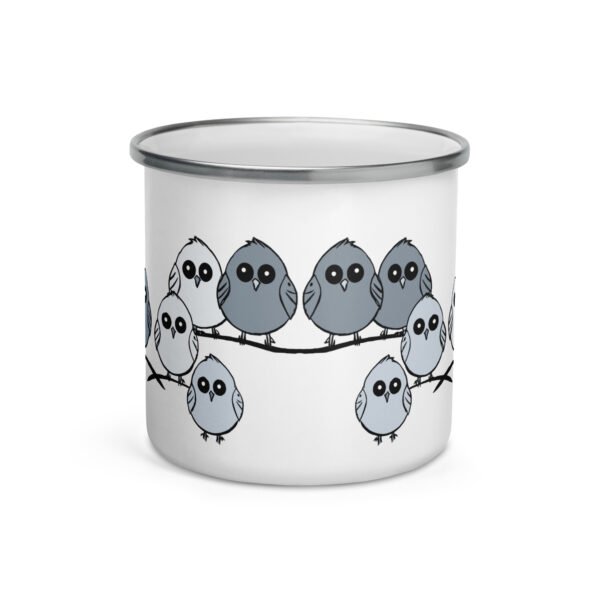 Fun Enamel Mug, Cute Design