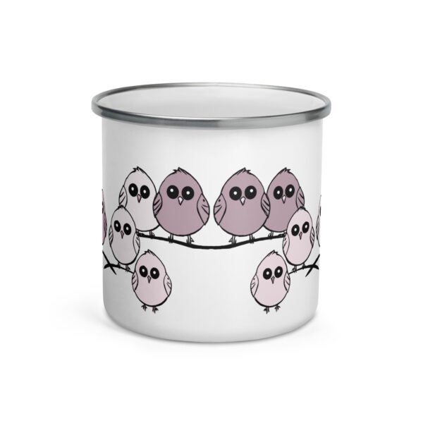 Fun Enamel Mug, Cute Design