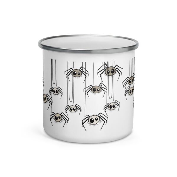 Cute Spider Enamel Mug - Gift Idea For Nature Lovers