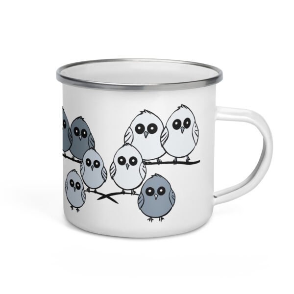 Fun Enamel Mug, Cute Design