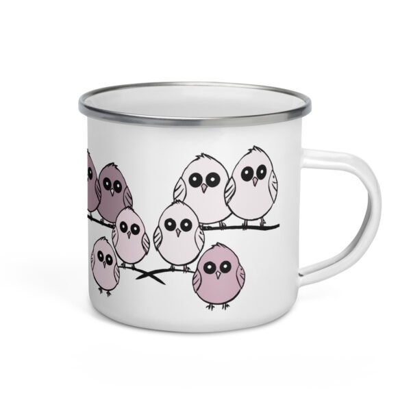 Fun Enamel Mug, Cute Design
