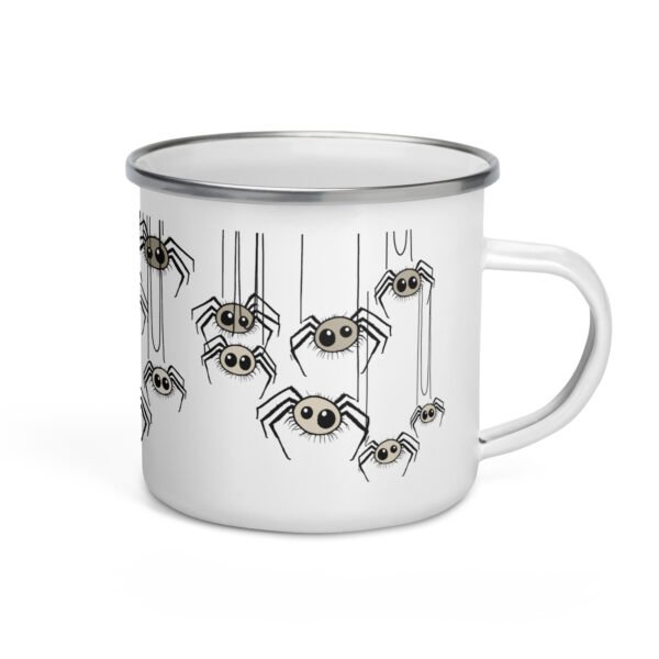 Cute Spider Enamel Mug - Gift Idea For Nature Lovers