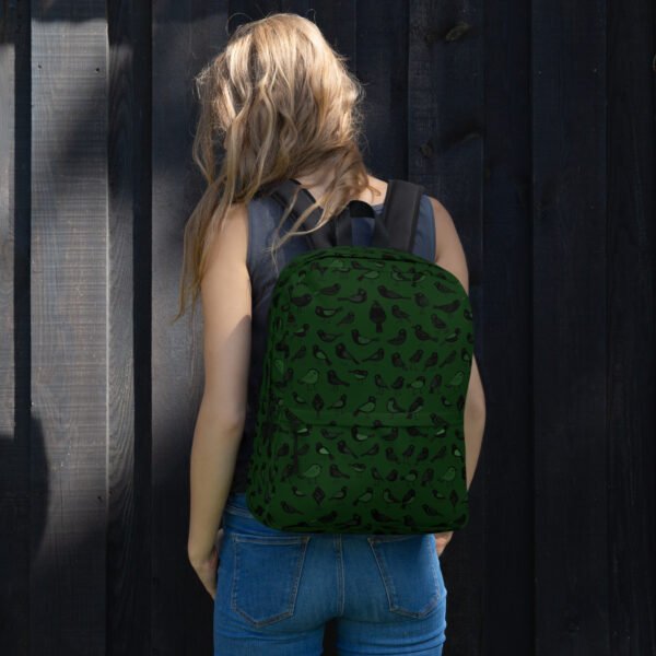 Cute Backpack - Funny Sparrow (Green) - Image 7