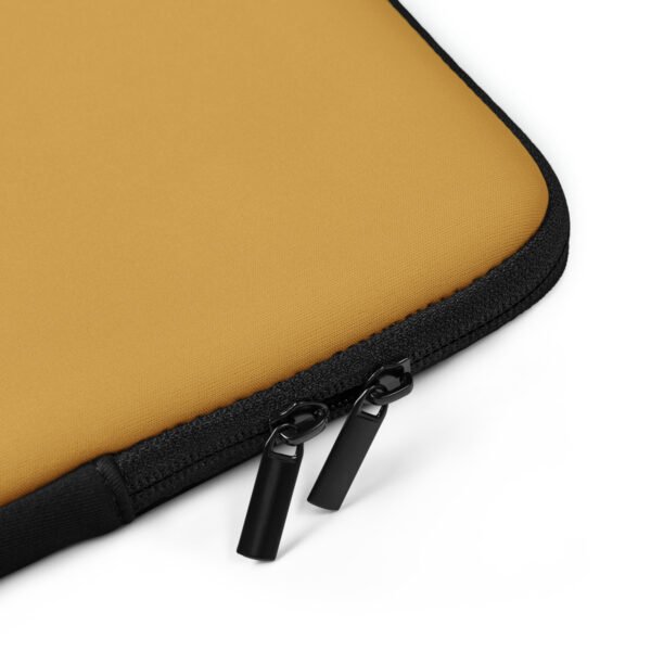 Cute Laptop Sleeve 13''/15'' – Mushroom Buddy (Yellow) - Image 4