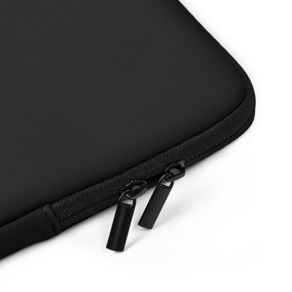 Cute Laptop Sleeve 13''/15'' – Mushroom Buddy (Black) - Image 4