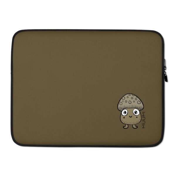 Cute Laptop Sleeve 13''/15'' – Mushroom Buddy (Beige)