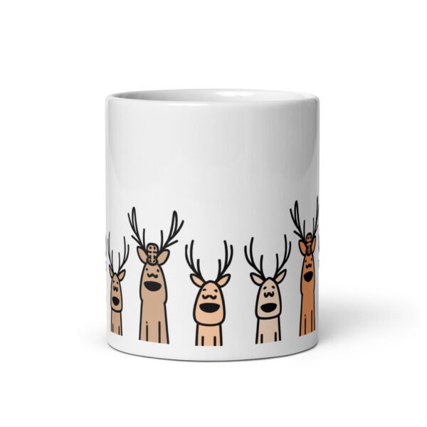 Quirky Reindeer Mug - Perfect Present For Friends, Unique Christmas Gift