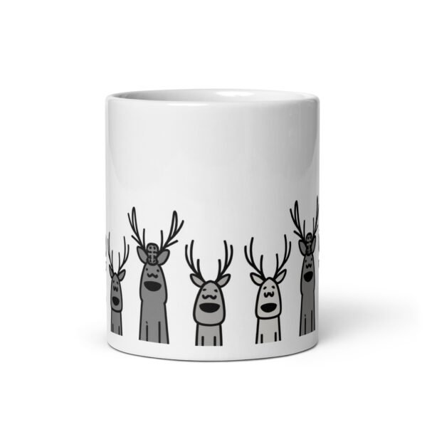 Quirky Reindeer Mug - Perfect Present For Friends, Unique Christmas Gift