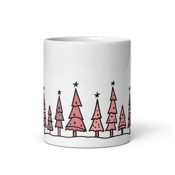 Merry Christmas Tree Mug (Red) - Image 4
