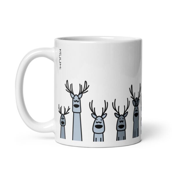 Quirky Reindeer Mug - Perfect Present For Friends, Unique Christmas Gift