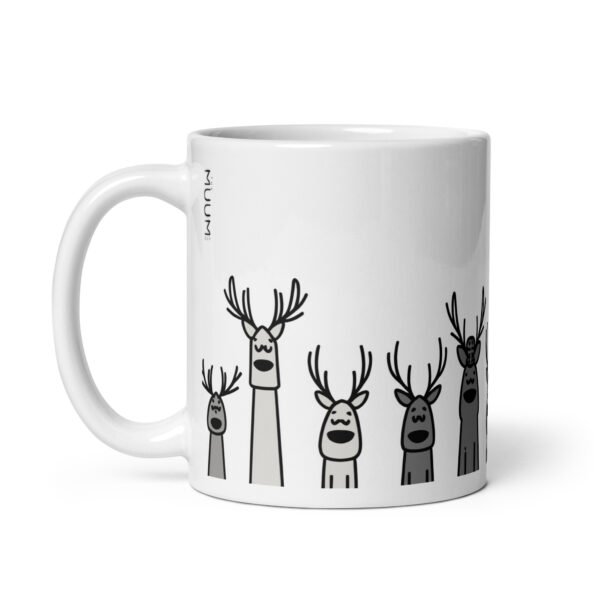 Quirky Reindeer Mug - Perfect Present For Friends, Unique Christmas Gift