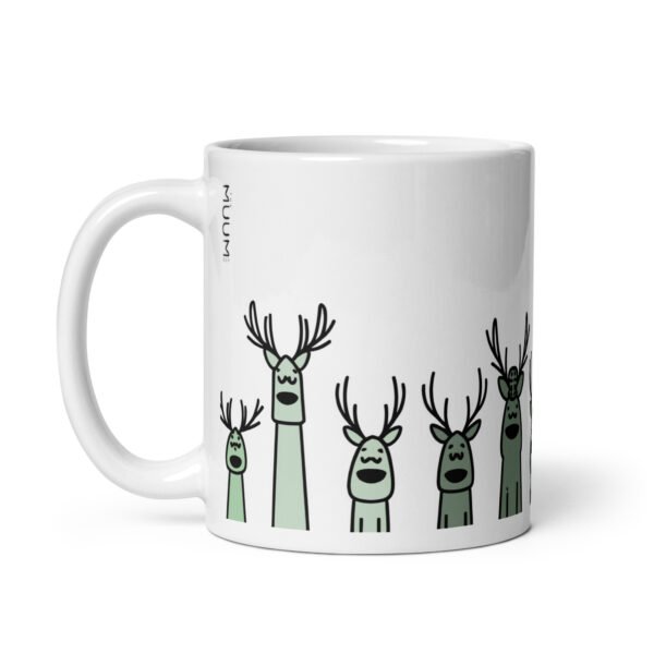 Quirky Reindeer Mug - Perfect Present For Friends, Unique Christmas Gift