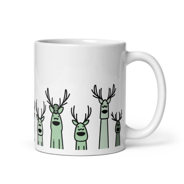 Quirky Reindeer Mug - Perfect Present For Friends, Unique Christmas Gift