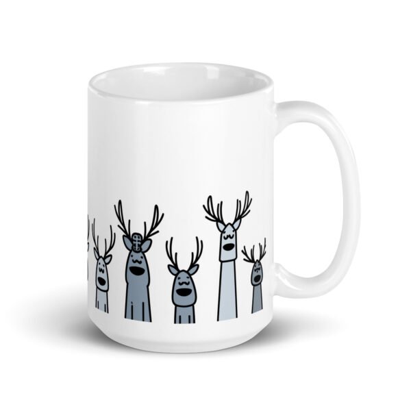 Quirky Reindeer Mug - Perfect Present For Friends, Unique Christmas Gift