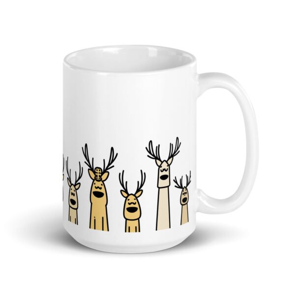 Quirky Reindeer Mug - Perfect Present For Friends, Unique Christmas Gift