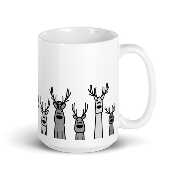 Quirky Reindeer Mug - Perfect Present For Friends, Unique Christmas Gift