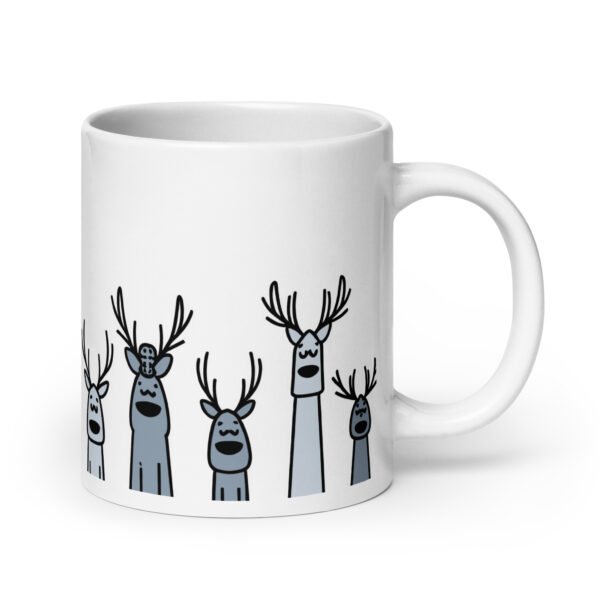 Quirky Reindeer Mug - Perfect Present For Friends, Unique Christmas Gift