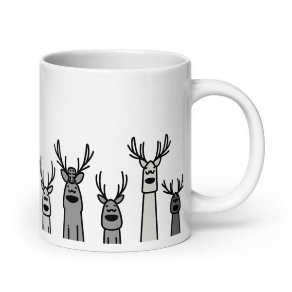 Quirky Reindeer Mug - Perfect Present For Friends, Unique Christmas Gift