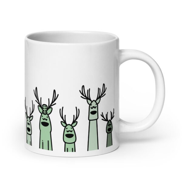 Quirky Reindeer Mug - Perfect Present For Friends, Unique Christmas Gift