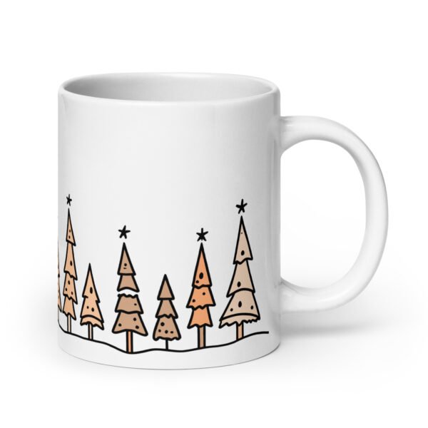Merry Christmas Tree Mug (Orange)